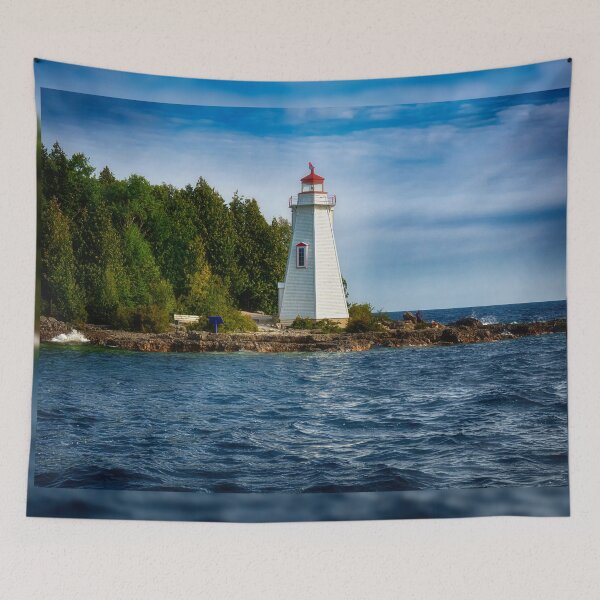 Item preview, Big Tub Lighthouse - Tobermory, Canada designed and sold by Kathy Weaver.