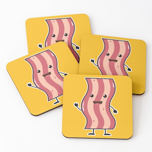 Item preview, Kawaii Bacon: Best Friends Forever (with the Egg) designed and sold by Happy Puppy Print On Demand.