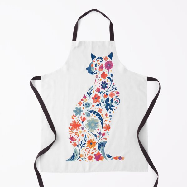 Item preview, Floral cat art, cats lover, funny cat. designed and sold by im9creative.