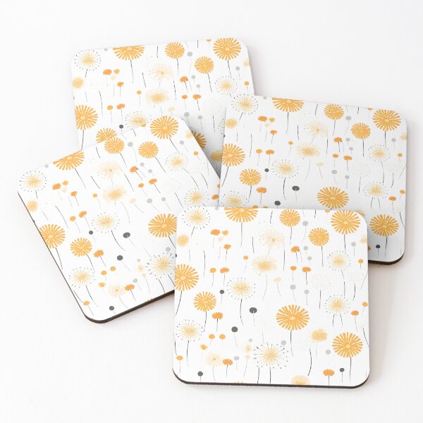 Item preview, Dandelion tile pattern designed and sold by Rui Mythic Studio.