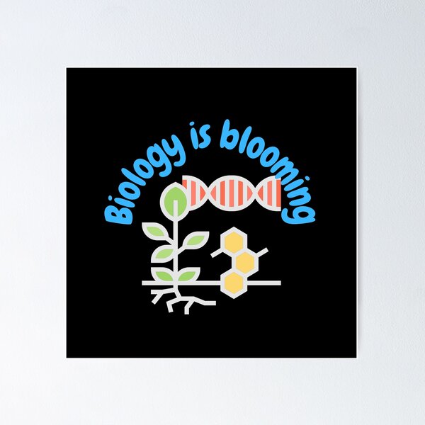 Item preview, Biology is blooming, biology and botany pun designed and sold by NoetherSym.