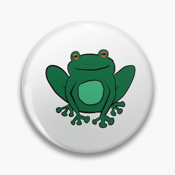 Item preview, Cute green frog designed and sold by Jellyfishkiss.