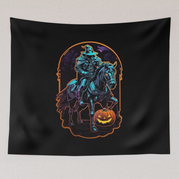 Item preview, Halloween Horseman With Pumkin, Halloween Horror Night 2023 designed and sold by Desfix.