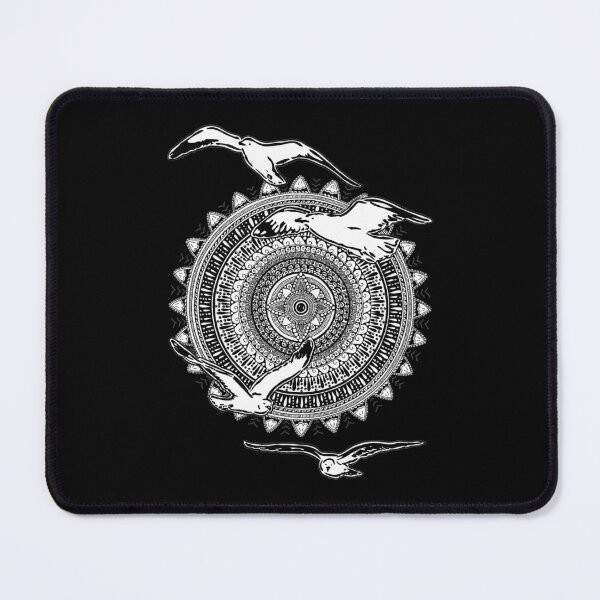 Item preview, Mandala Power Animals Seagulls Motif Mandala Totem Animals designed and sold by AnnaMDesign.