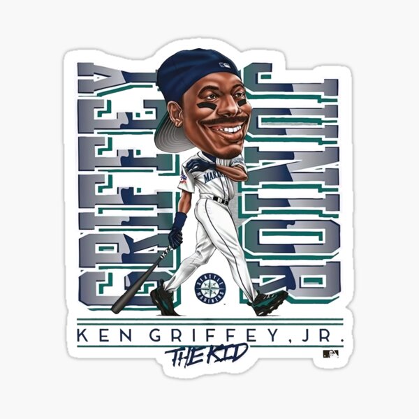 Mitchell & Ness Ken Griffey Jr. Caricature Tee in Gray for Men