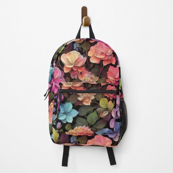Item preview, Whimsical Watercolor Dark Floral Hydrangea Pattern #32 designed and sold by Rae-SunshineArt.