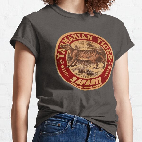 Item preview, Vintage Tasmanian Tiger Safari designed and sold by Kujo Dangerous Vintage.