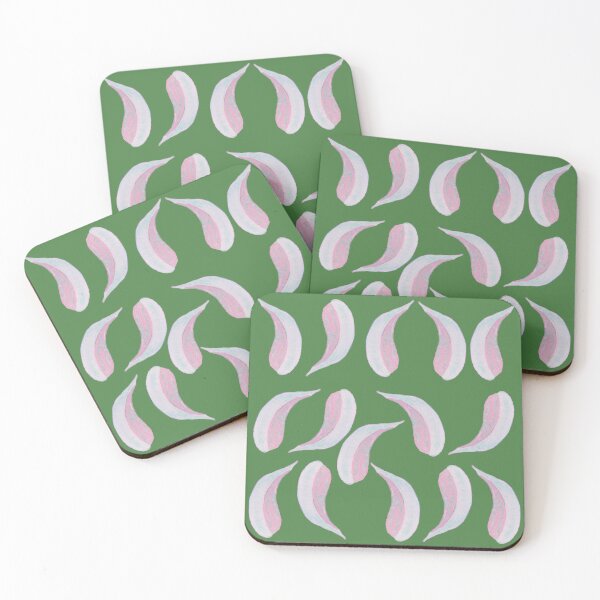 Item preview, Simple Delicate Pink Eucalyptus Leaves on Green Painting Pieretto  designed and sold by Pieretto.