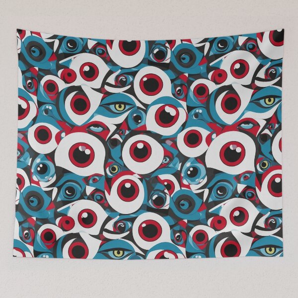Item preview, Eyes pattern, surreal visual designed and sold by CoolPixels.