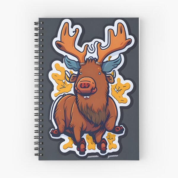 Item preview, Moose-tiful Chuckles: Quirky Antlered Puns, moose pus, moose puns, animal, cute, pun, antlers, cartoon, moose, animal puns, moose pun, cartoon moose, funny moose, adorable, animal jokes, designed and sold by FashionRex.