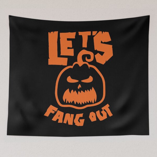 Item preview, Let's Fang Out this Halloween designed and sold by Merchinio ⭐⭐⭐⭐⭐.