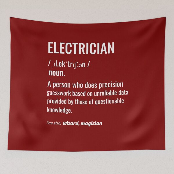Item preview, Electrician Definition designed and sold by Maindy.