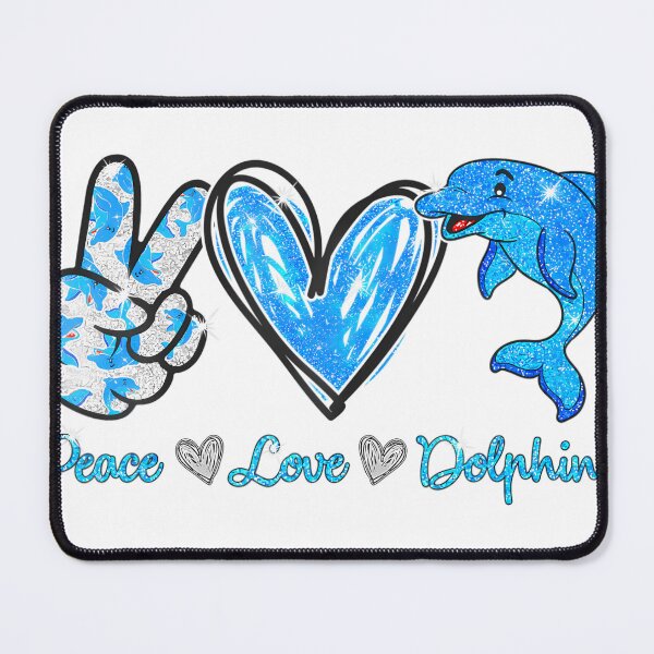 Item preview, Peace Love Dolphins designed and sold by McclureHuangxjk.