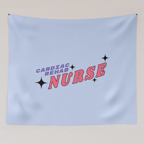 Item preview, Cardiac Rehab Nurse - Nurse Typographic - Pink Aesthetic designed and sold by SallySunday.