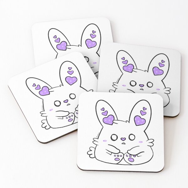 Item preview, Shocked bunny (Purple) designed and sold by ArtfulJam.