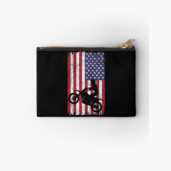 Item preview, Dirt Bike American Flag Motocross Biker 4th of July  designed and sold by jingdomdesgine.