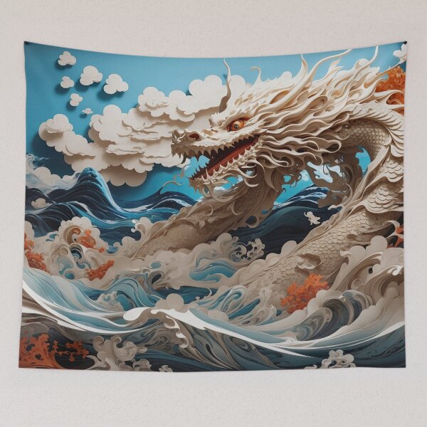 Aperçu de l'œuvre Paper Dragon No.2 créée et vendue par Glenburn Graphics.