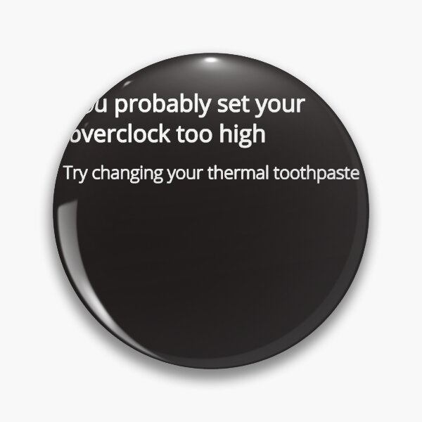 Item preview, Blue Screen Of Death BSOD Funny Overclock Thermal Toothpaste T designed and sold by LutzThomas.