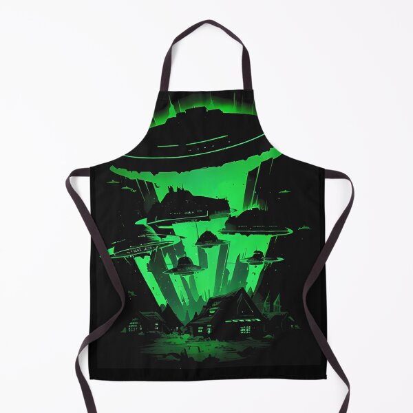 Item preview, Alien Invasion! Massive UFO Attack designed and sold by HideTheInsanity.