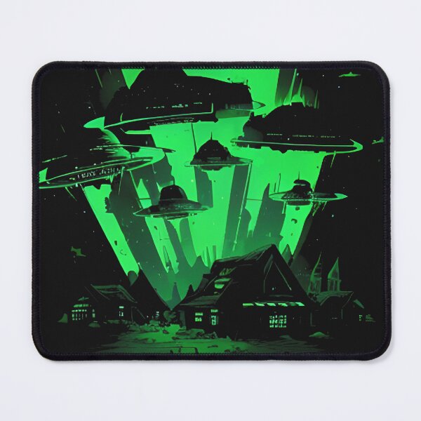 Item preview, Alien Invasion! Massive UFO Attack designed and sold by HideTheInsanity.