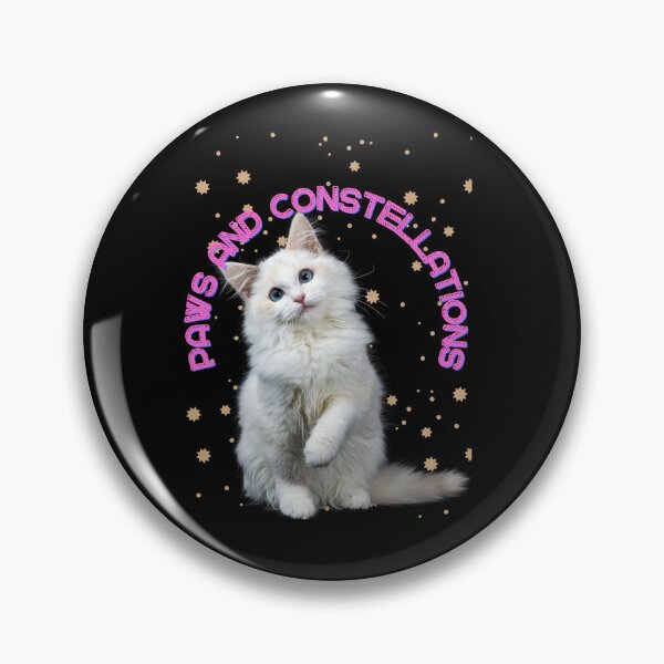 Item preview, Paws and Constellations designed and sold by CuteCatsCoffee.