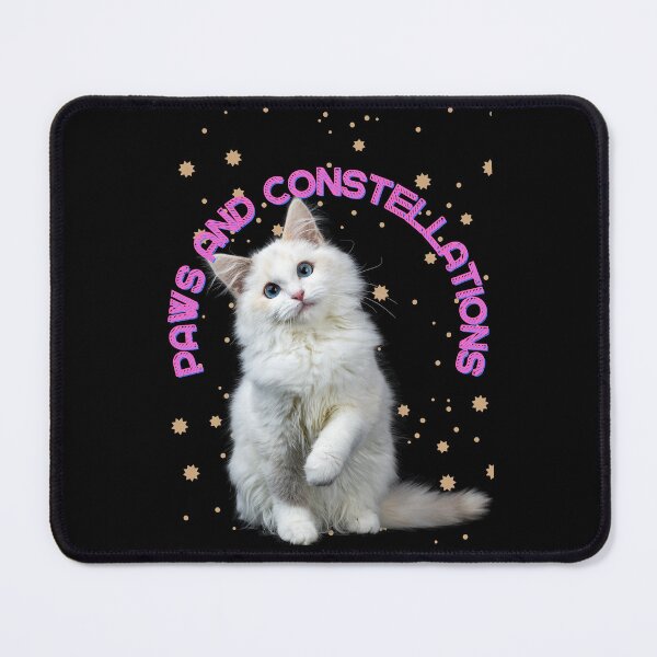 Item preview, Paws and Constellations designed and sold by CuteCatsCoffee.