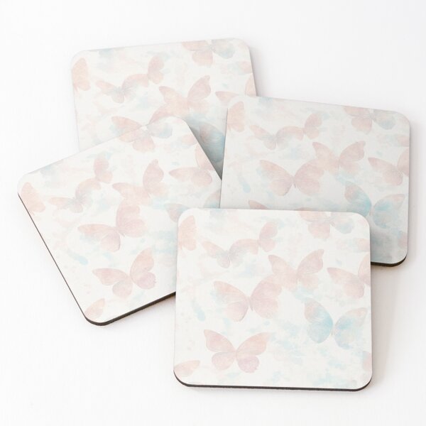 Item preview, Butterfly motifs, abstract pastel pattern, dreamy designed and sold by CoolPixels.