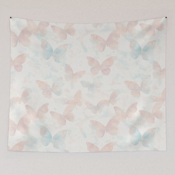 Item preview, Butterfly motifs, abstract pastel pattern, dreamy designed and sold by CoolPixels.