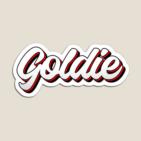 Item preview, Retro Goldie Name Label designed and sold by NafilNafiz.
