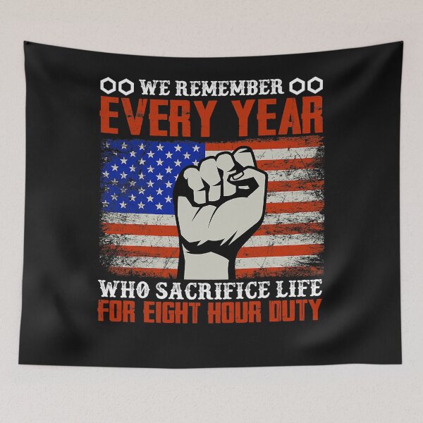 Item preview, Labor Day Happy Union Worker Patriotic Skilled Funny Novelty designed and sold by mainana78.