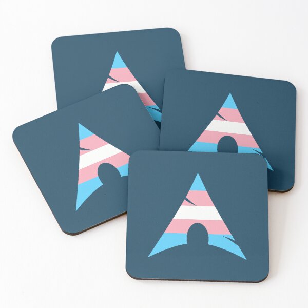 Item preview, Transgender pride flag Arch Linux logo  designed and sold by JeremiahBe.