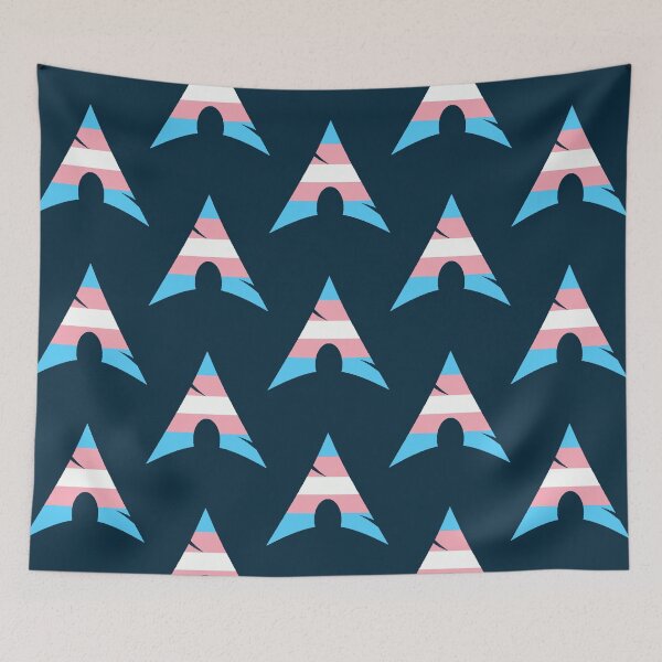Item preview, Transgender pride flag Arch Linux logo  designed and sold by JeremiahBe.