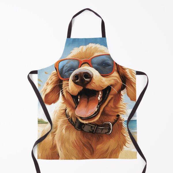 Item preview, Golden Retriever Wearing Sunglasses designed and sold by ARTficiallyAnon.