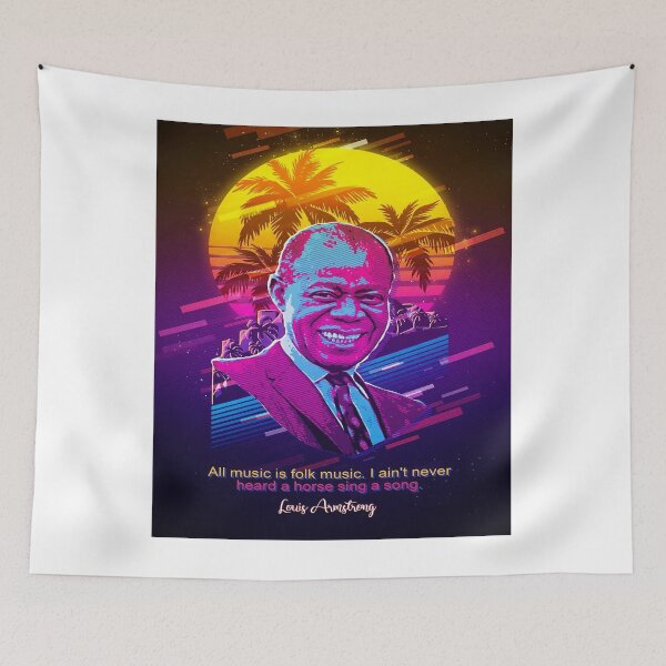 Item preview, Louis Armstrong All Music Is Folk Music designed and sold by Sylvanny.