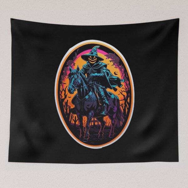 Item preview, Halloween Horseman With Pumkin, Halloween Horror Night 2023 designed and sold by Desfix.