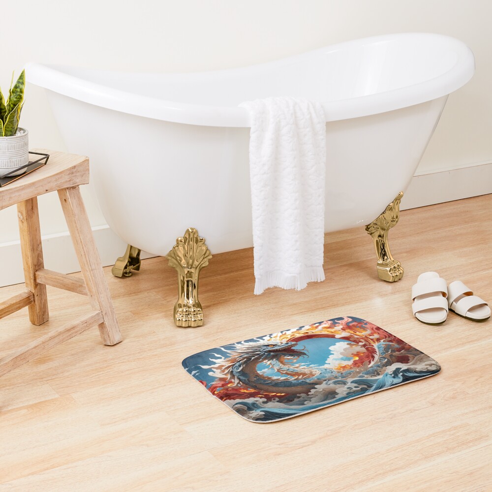 Aperçu de l'œuvre Tapis de bain créée et vendue par RivenWaters.