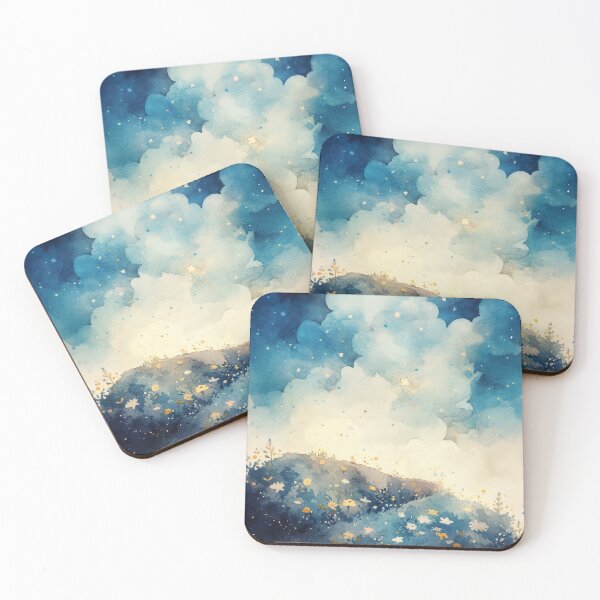 Item preview, Stars Up the Hill designed and sold by TheThreePixels.