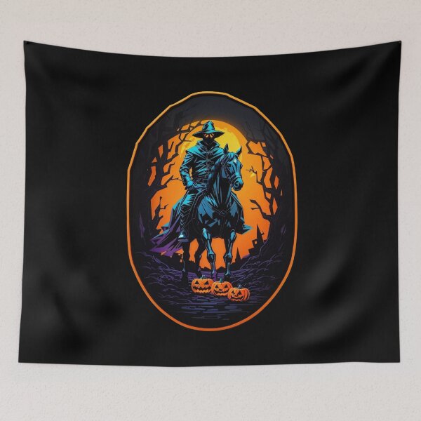 Item preview, Halloween Horseman With Pumkin, Halloween Horror Night 2023 designed and sold by Desfix.