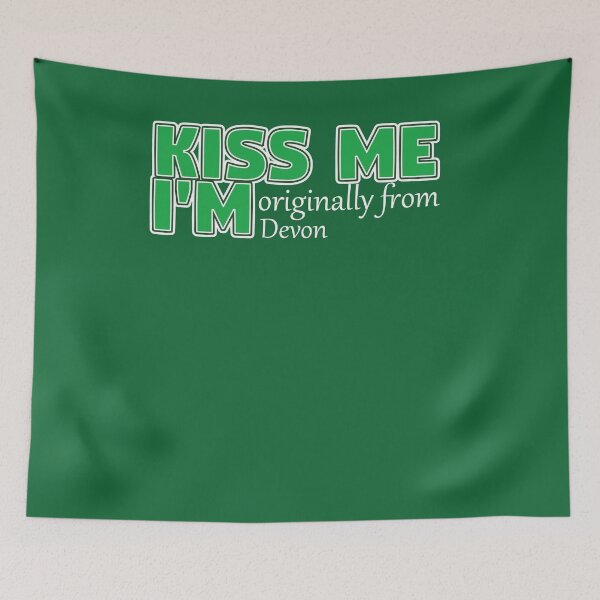 Item preview, Kiss Me I'm Originally From Devon - St Paddy's Day Design designed and sold by theredteacup.