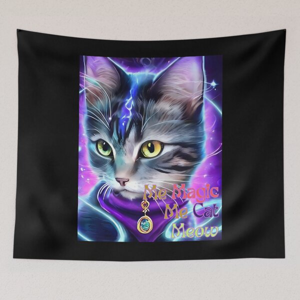 Item preview, Me magic, me cat. meow! designed and sold by CuteCatsCoffee.
