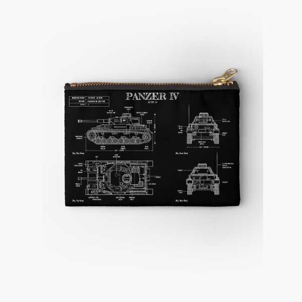 Item preview, Panzer Tank (White Stencil-No Background) designed and sold by BGALAXY.