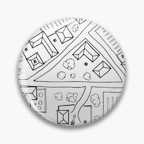 Item preview, Hazeldenn hand drawn map designed and sold by AidanColyer.