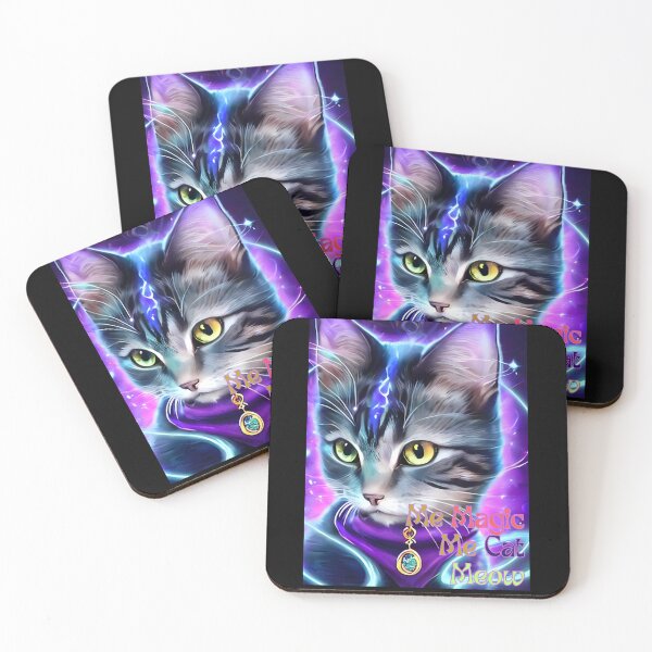 Item preview, Me magic, me cat. meow! designed and sold by CuteCatsCoffee.