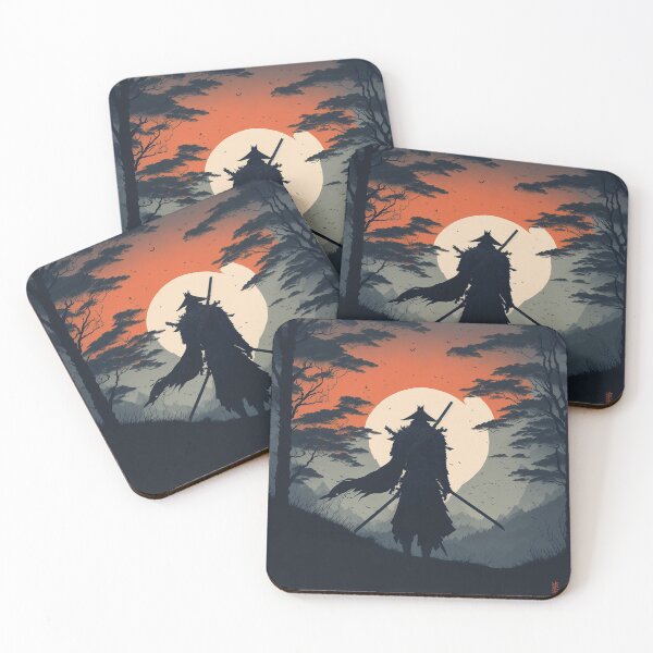 Item preview, Samurai Shadows: A Japanese-Inspired Illustration designed and sold by RedArtG09.