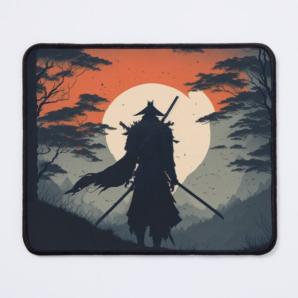 Item preview, Samurai Shadows: A Japanese-Inspired Illustration designed and sold by RedArtG09.
