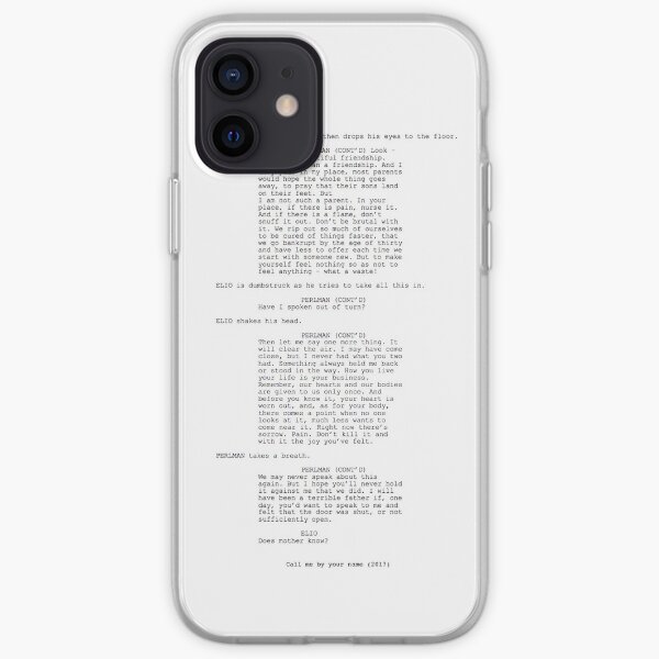 Elio y padre Funda blanda para iPhone