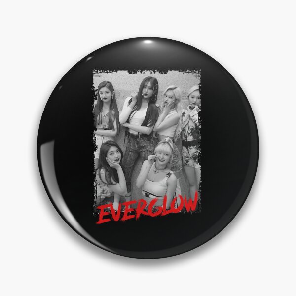 Item preview, Everglow Kpop Group Members Black and White Korean Kpop RGB Color Design designed and sold by VIVI-uaCleMENTS.