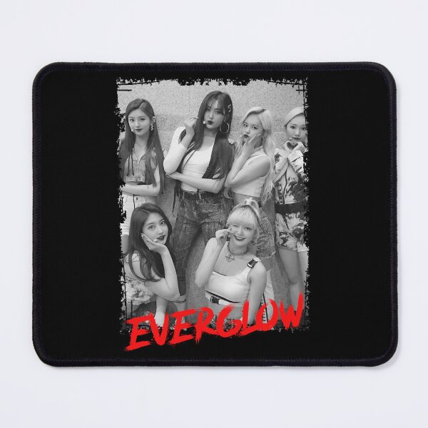 Item preview, Everglow Kpop Group Members Black and White Korean Kpop RGB Color Design designed and sold by VIVI-uaCleMENTS.