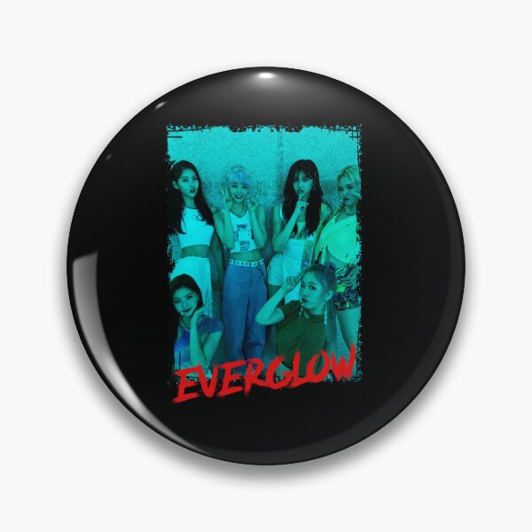 Item preview, Everglow Kpop Group Members Black and White Korean Kpop RGB Color Design designed and sold by VIVI-uaCleMENTS.