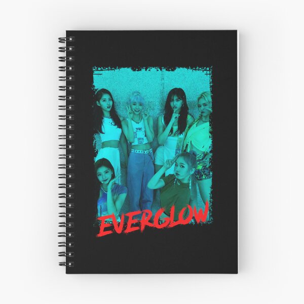 Item preview, Everglow Kpop Group Members Black and White Korean Kpop RGB Color Design designed and sold by VIVI-uaCleMENTS.